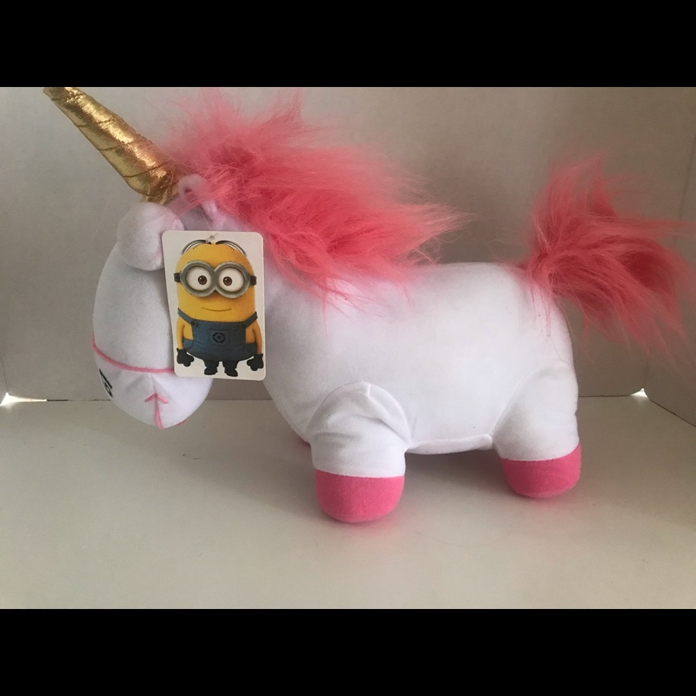 Despicable me plush unicorn
